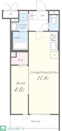 キャトルセゾン宮原の物件間取画像